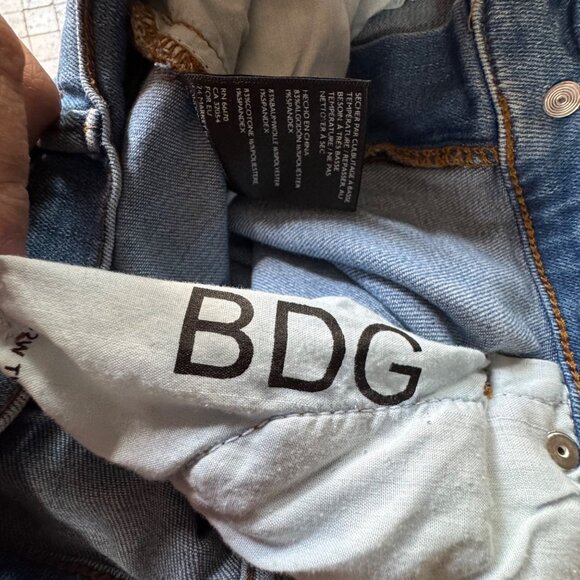 BDG Urban Outfitters Twig Skinny Mid Rise Ankle Jeans Women's Size 32W - Picture 7 of 15